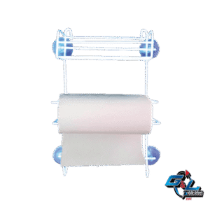 Repisa Porta Papel Toalla C/chupones
